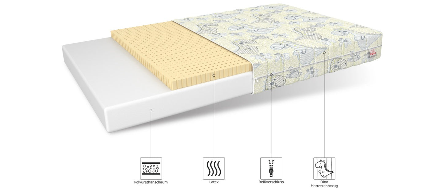 DREAM dinosaur cold foam mattress 11 cm