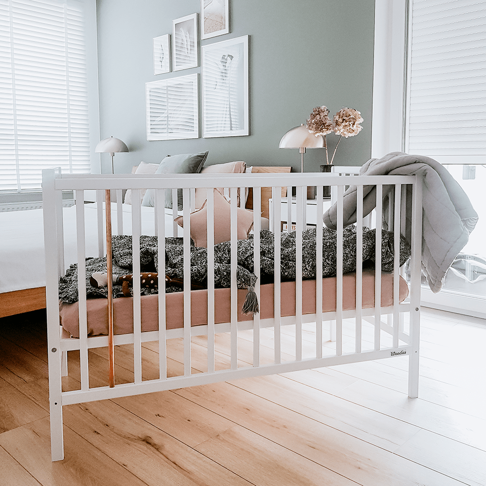 Łóżeczko STARDUST COT 120x60 białe