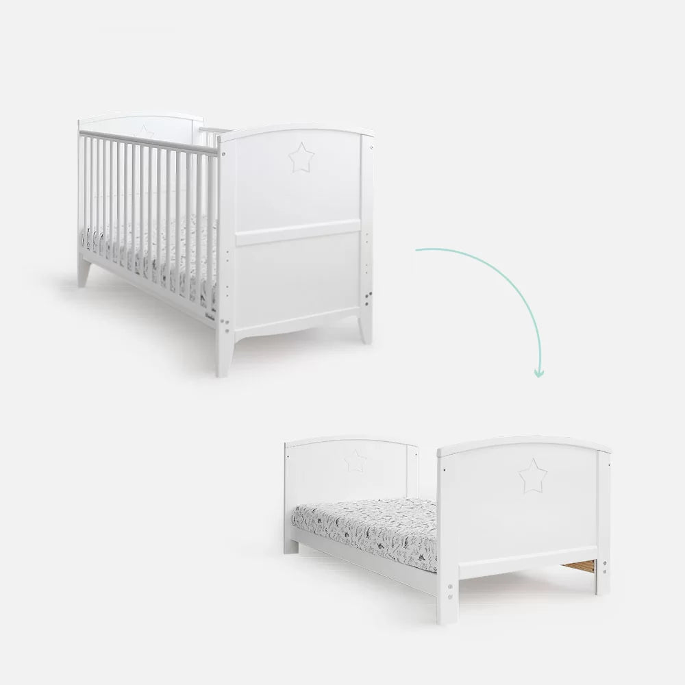 Cot STARLIGHT COT 140x70 white